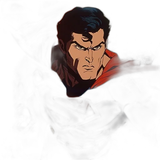 face, sword, mask, comic book art transparent PNG cut-out
