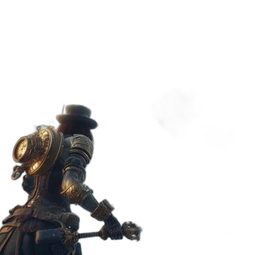 sword, robot, weapon, staff transparent PNG cut-out