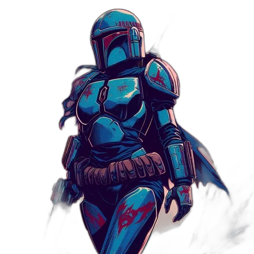 robot, concept art, comic book art, pixel art transparent PNG cut-out