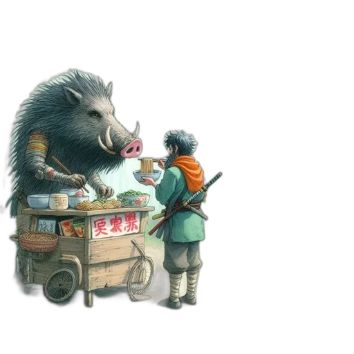 food, concept art, fantasy art, watercolor transparent PNG cut-out