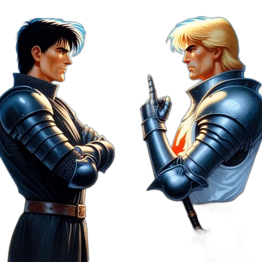 concept art, comic book art, fantasy art, 3d render transparent PNG cut-out