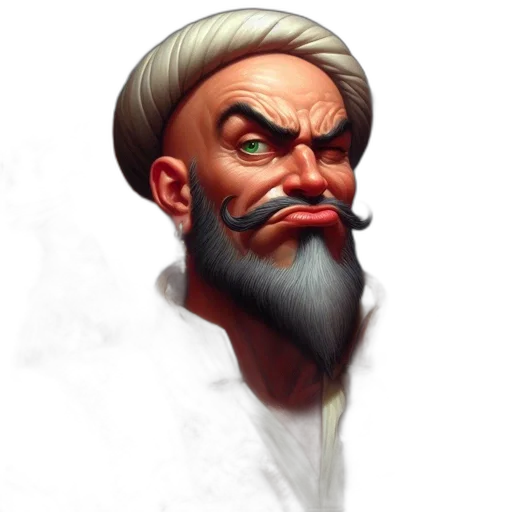 face, staff, fantasy art, concept art transparent PNG cut-out