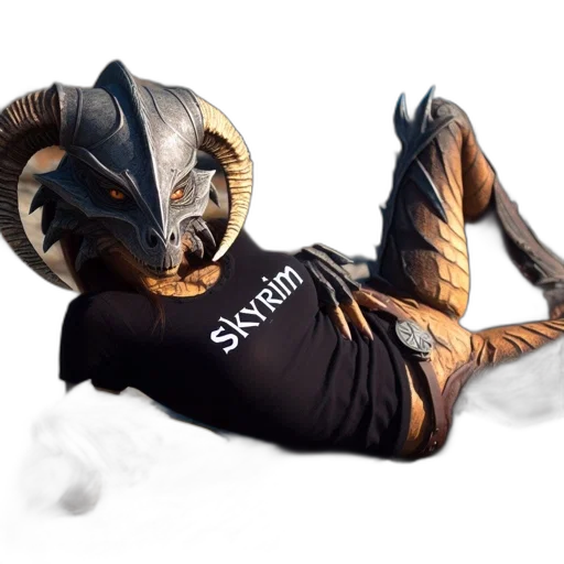 dragon, mask, creature, animal transparent PNG cut-out