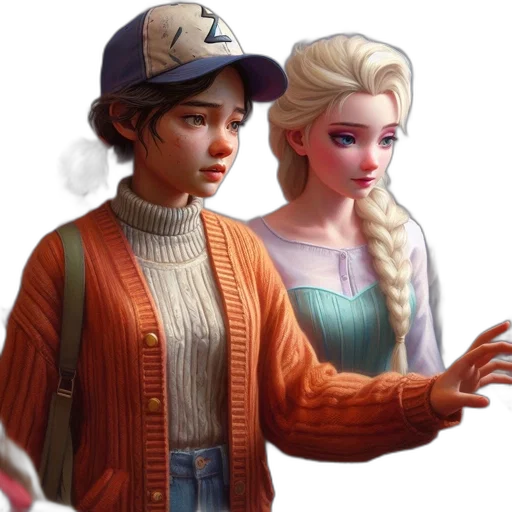 hat, jacket, concept art, fantasy art transparent PNG cut-out
