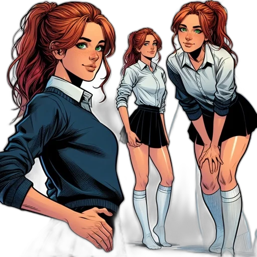 jacket, comic book art, concept art, cartoon transparent PNG cut-out