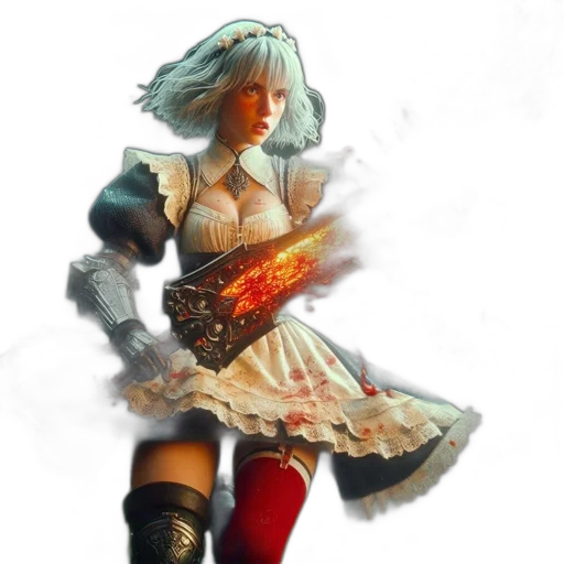 staff, sword, weapon, dress transparent PNG cut-out
