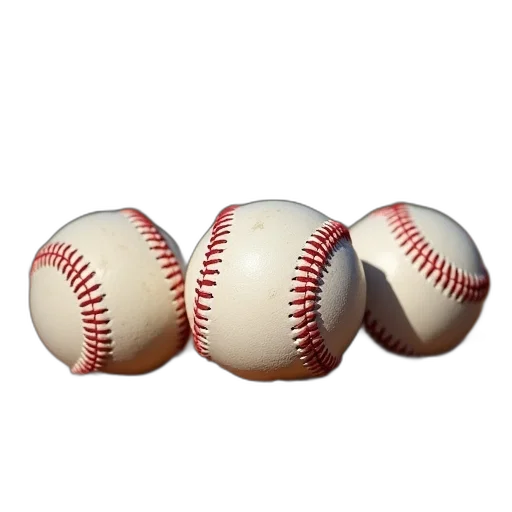 three, baseball, case transparent PNG cut-out