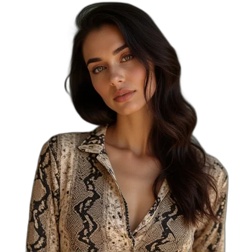 dress, jacket, jewelry, face transparent PNG cut-out