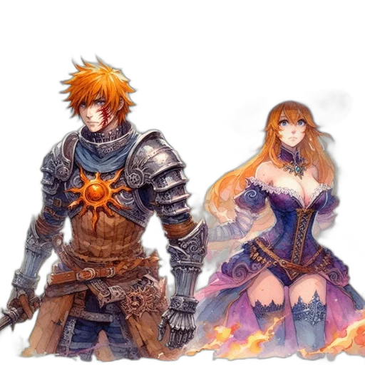 sword, weapon, fantasy art, concept art transparent PNG cut-out