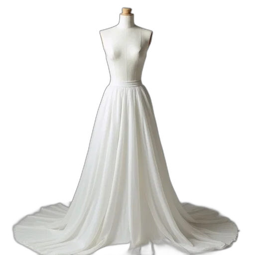 dress, white, mannequin, costume transparent PNG cut-out