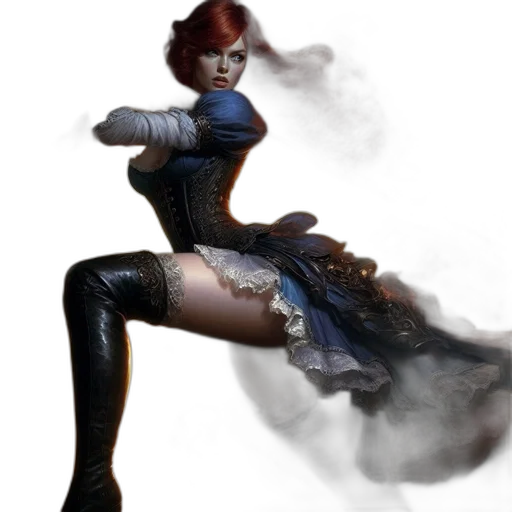 staff, weapon, dress, concept art transparent PNG cut-out