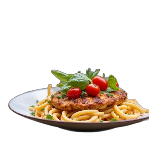 food, 3d render, photorealistic, urbane transparent PNG cut-out