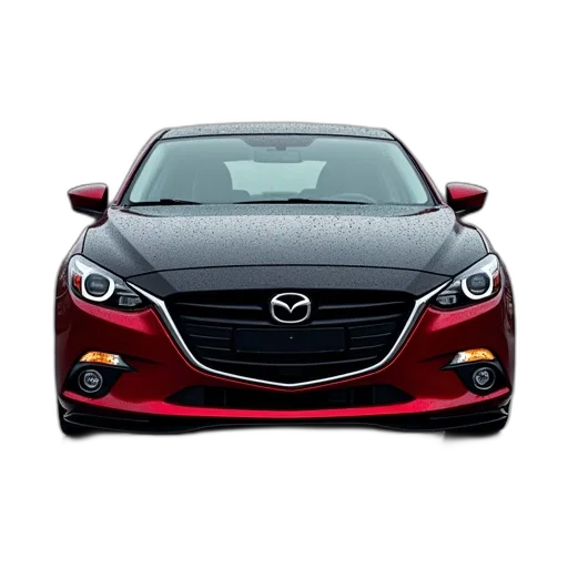 car, 3d render, 2016, mazda transparent PNG cut-out