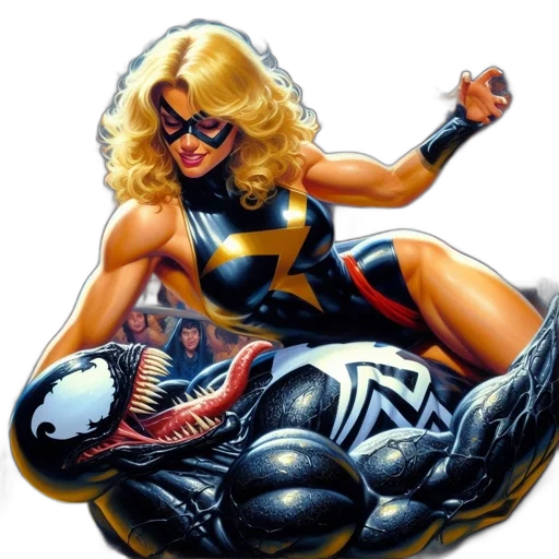 comic book art, concept art, cartoon, fantasy art transparent PNG cut-out