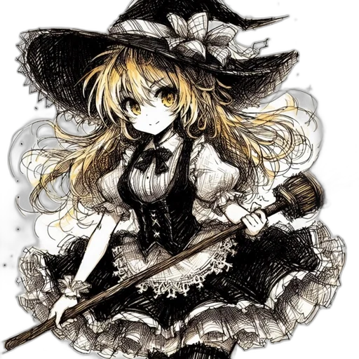 staff, hat, weapon, fantasy art transparent PNG cut-out