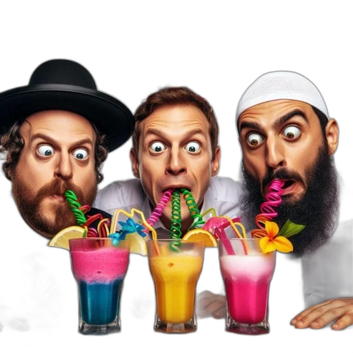 staff, concept art, three, men transparent PNG cut-out