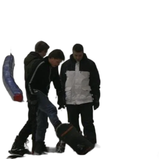 jacket, staff, umbrella, 3d render transparent PNG cut-out