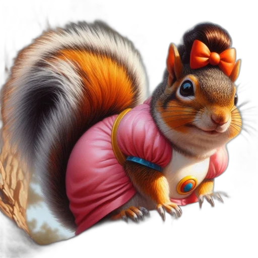 animal, dress, creature, staff transparent PNG cut-out