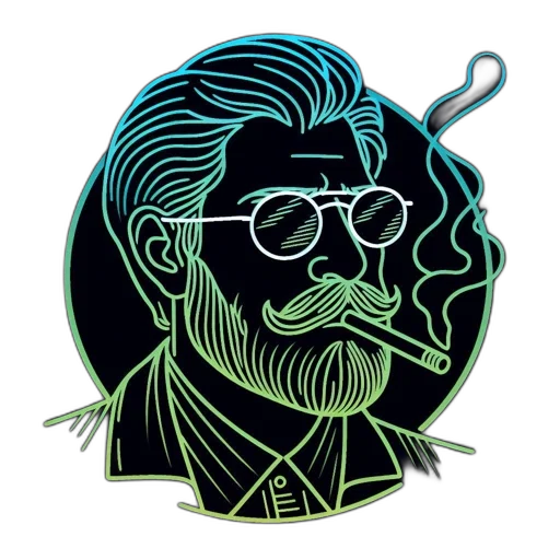 staff, jacket, cartoon, comic book art transparent PNG cut-out