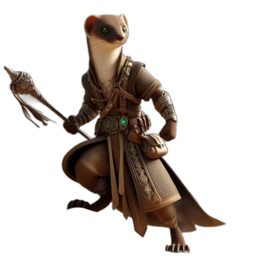 animal, staff, dragon, creature transparent PNG cut-out
