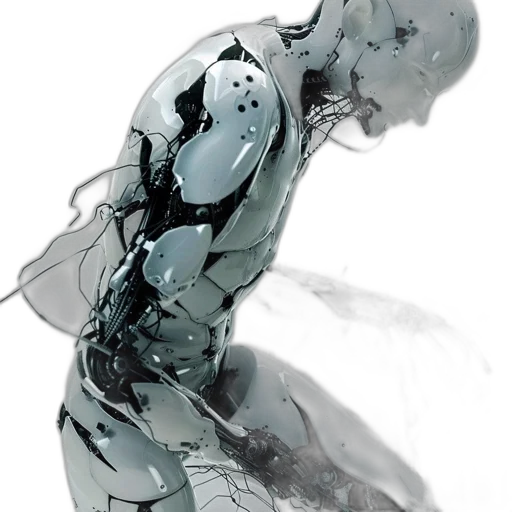 robot, mask, concept art, comic book art transparent PNG cut-out