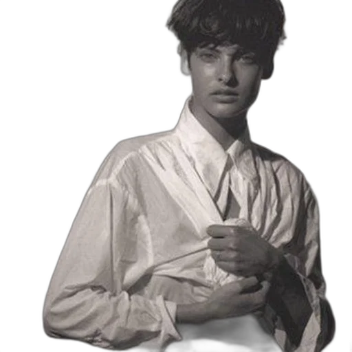 jacket, staff, face, hair transparent PNG cut-out