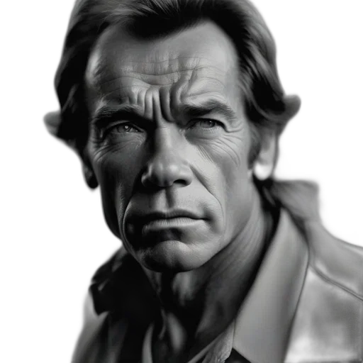 face, jacket, photorealistic, comic book art transparent PNG cut-out