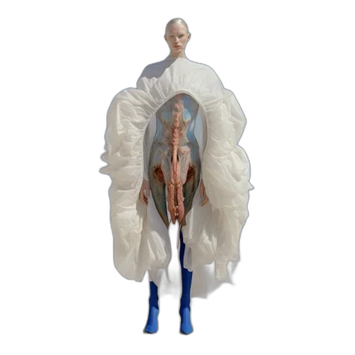 jacket, creature, umbrella, dress transparent PNG cut-out