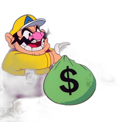 concept art, cartoon, 3d render, two transparent PNG cut-out