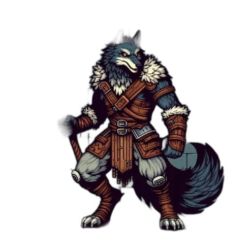 staff, animal, creature, fantasy art transparent PNG cut-out