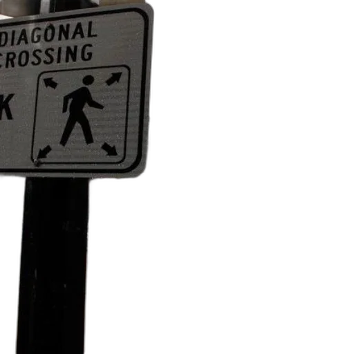 street, sign, indicating, diagonal transparent PNG cut-out