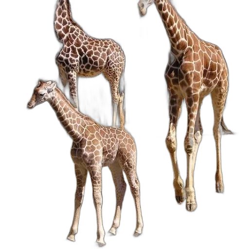 animal, creature, staff, 3d render transparent PNG cut-out