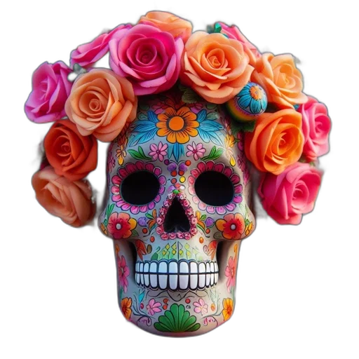 mask, face, flower, jewelry transparent PNG cut-out