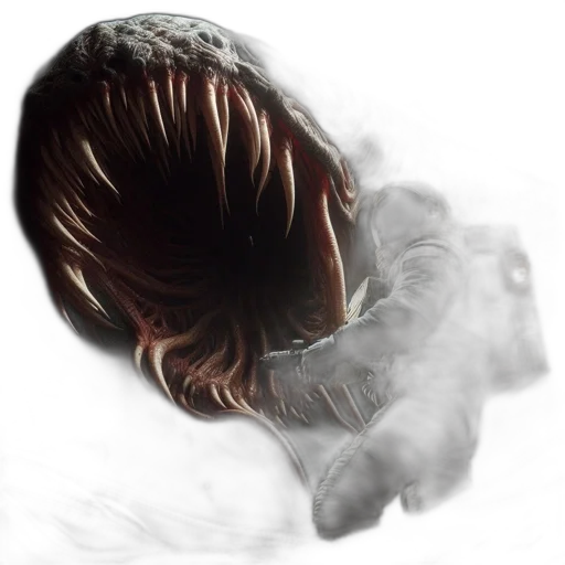 hair, mask, face, creature transparent PNG cut-out