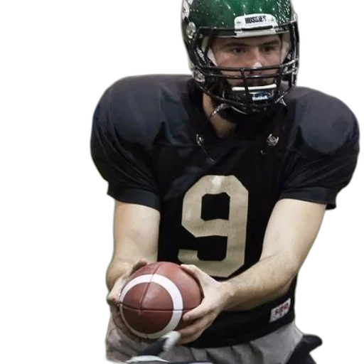 football, player, wearing, number transparent PNG cut-out