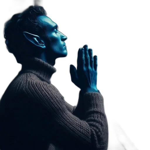 photorealistic, blue, another, image transparent PNG cut-out