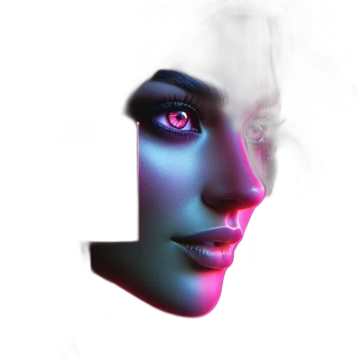 face, mask, robot, creature transparent PNG cut-out