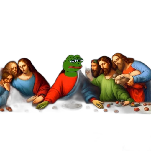 animal, creature, pixel art, oil painting transparent PNG cut-out
