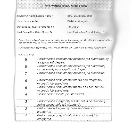 performance, evaluation, form, employee transparent PNG cut-out