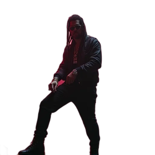 jacket, creature, mask, shoes transparent PNG cut-out