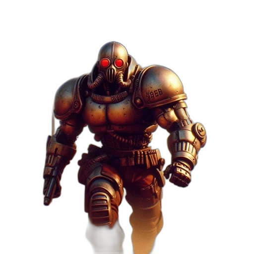 robot, weapon, creature, mask transparent PNG cut-out