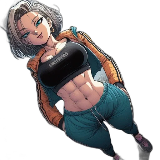 jacket, comic book art, concept art, anime transparent PNG cut-out