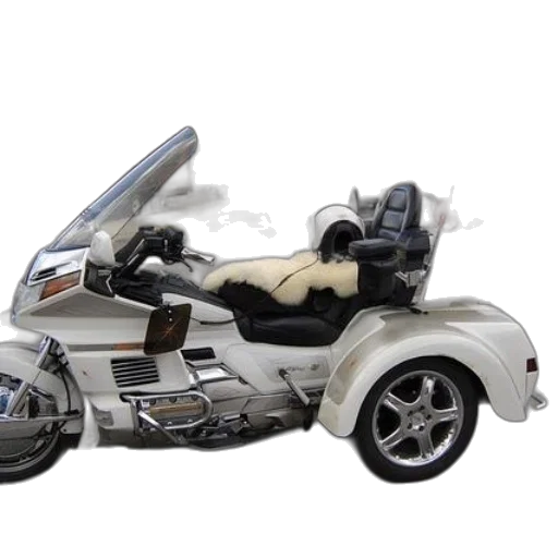 car, 3d render, white, motorcycle transparent PNG cut-out