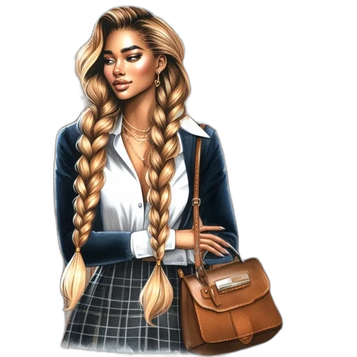 hair, jacket, concept art, cartoon transparent PNG cut-out