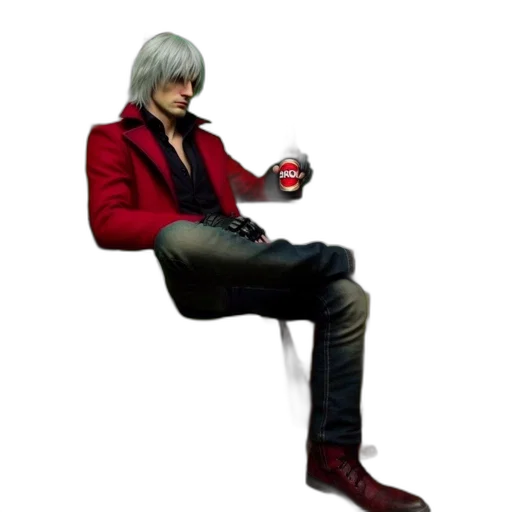 jacket, staff, concept art, 3d render transparent PNG cut-out