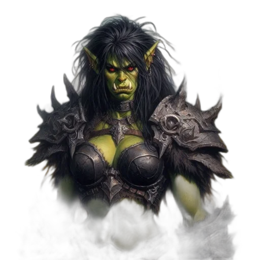 fantasy art, concept art, comic book art, photorealistic transparent PNG cut-out