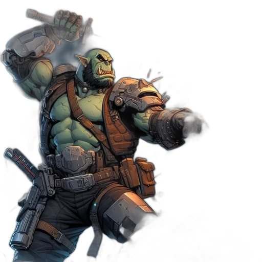 weapon, concept art, comic book art, fantasy art transparent PNG cut-out