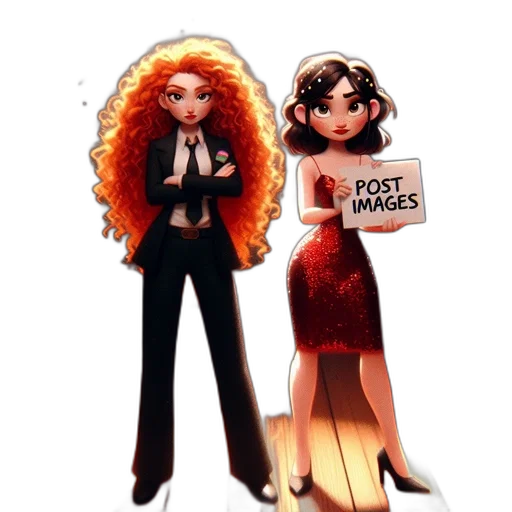 dress, concept art, cartoon, comic book art transparent PNG cut-out