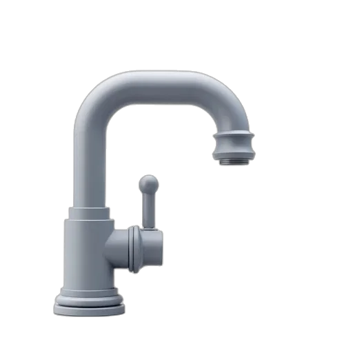 3d render, plumbing, faucet, icon transparent PNG cut-out