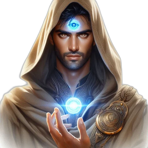 staff, jewelry, face, fantasy art transparent PNG cut-out